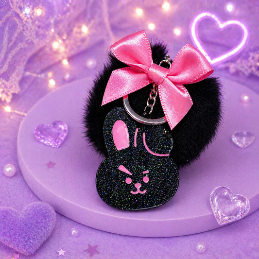 Cooky BT21 Black Edition Keychain