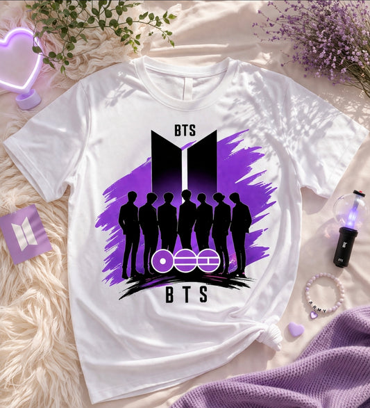Camiseta BTS Silhouette