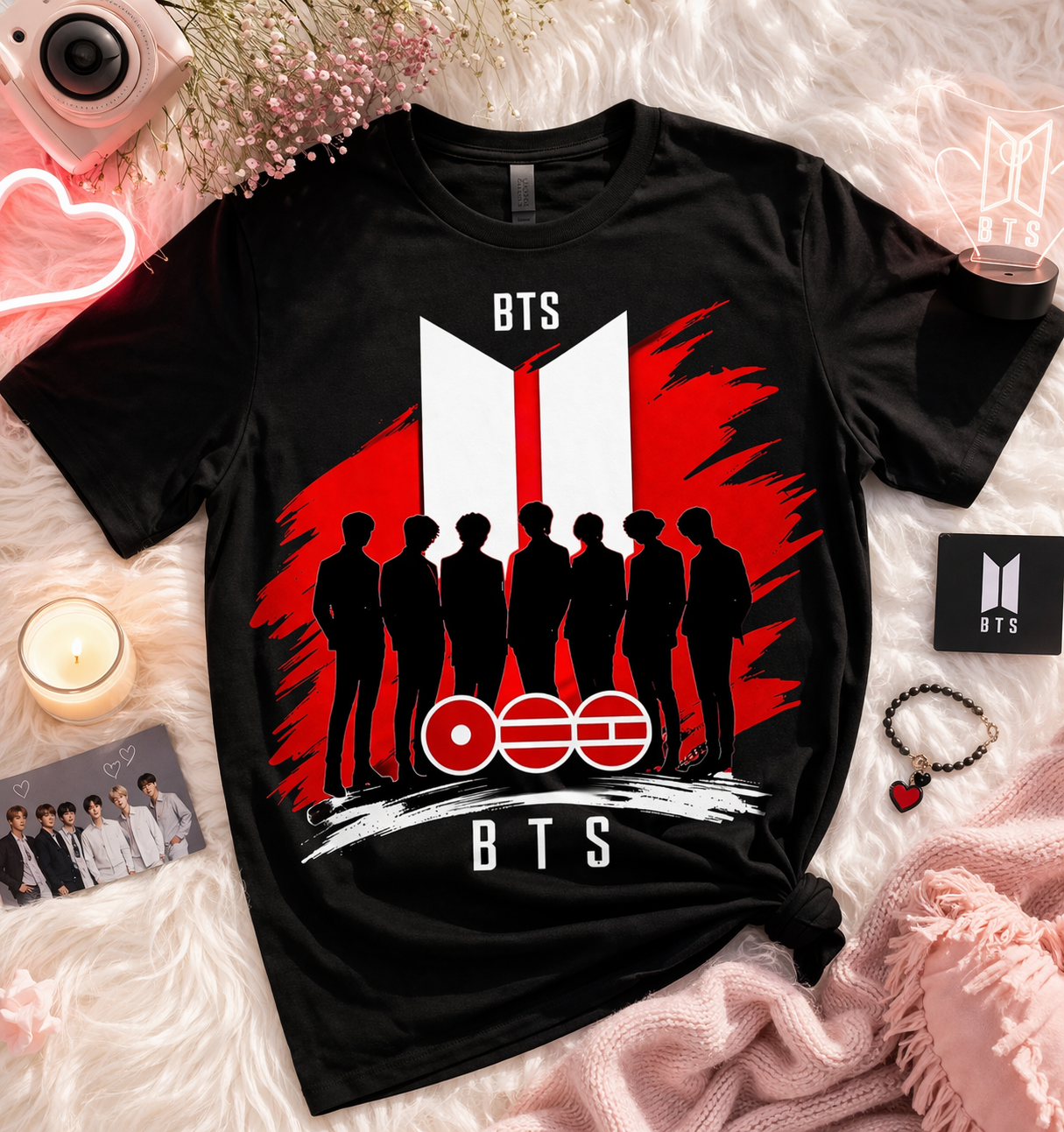 Camiseta BTS Silhouette
