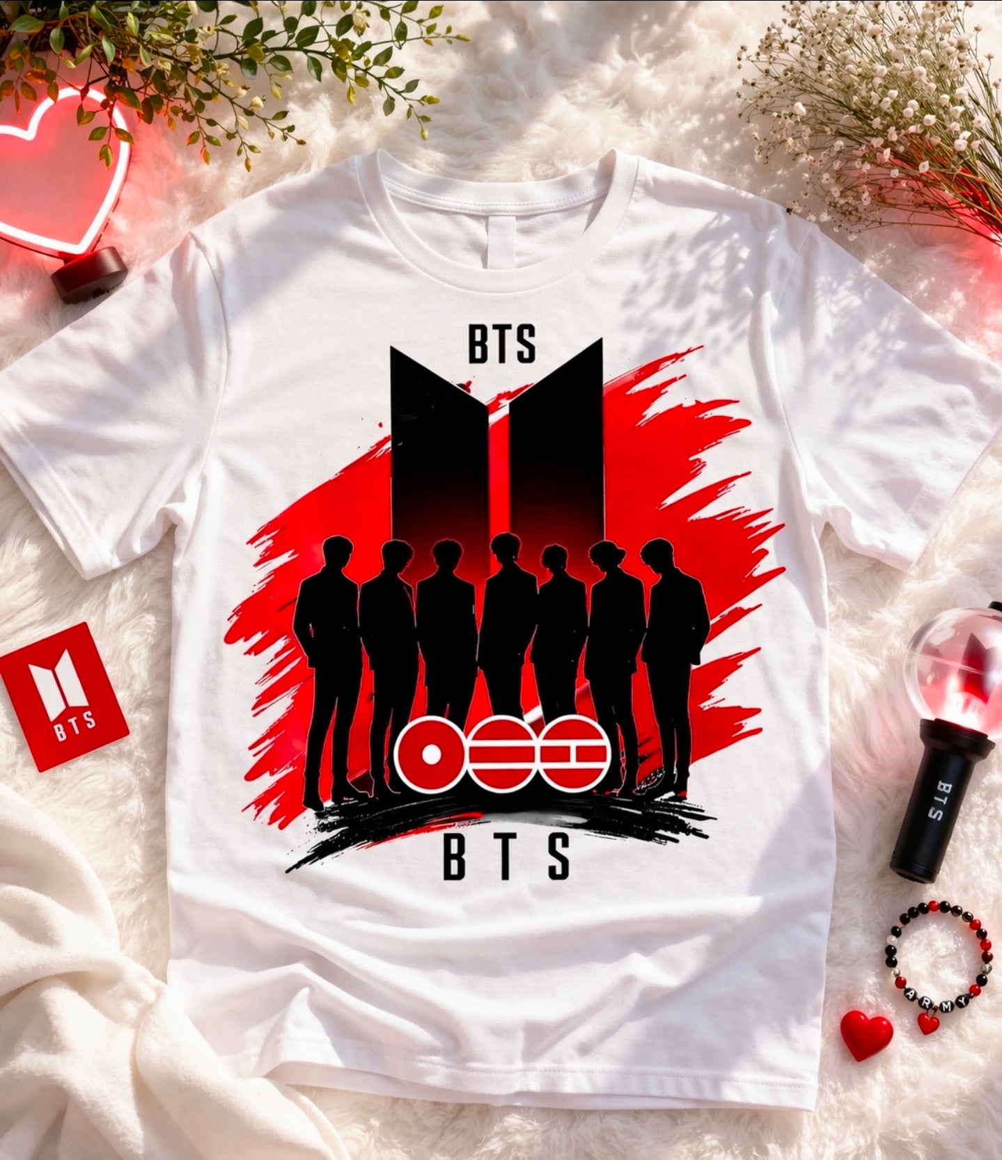 Camiseta BTS Silhouette