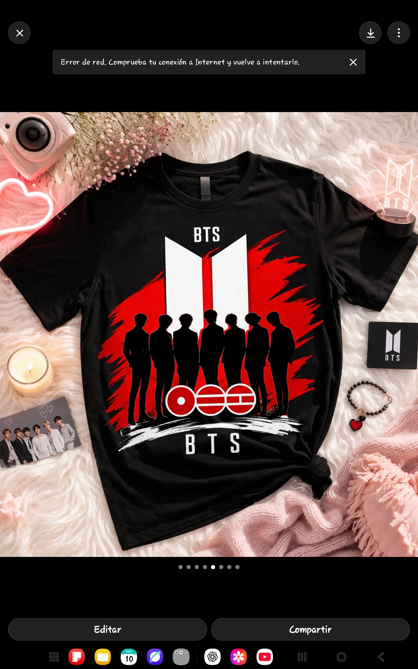 Camiseta BTS Silhouette